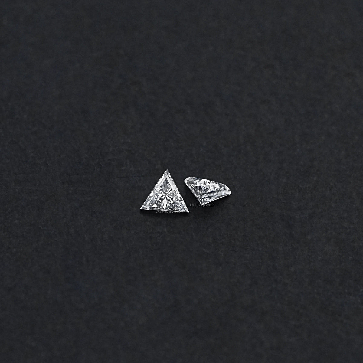 Triangle Cut Lab Grown Diamond Loose Pair Loose