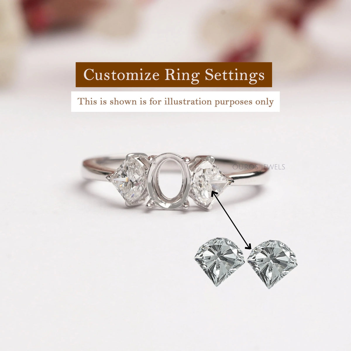 Unique Cone Cut Lab Diamond Matching Pair Loose