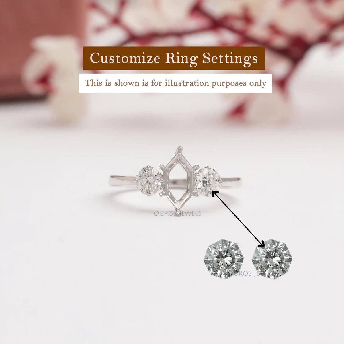 Octagon Shape Lab Diamond Loose Pair Loose
