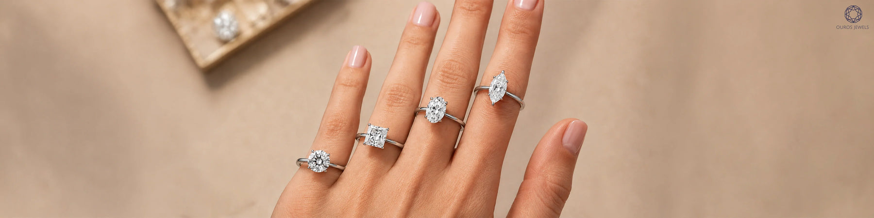4 Diamond Shapes Ranked for Short Fingers