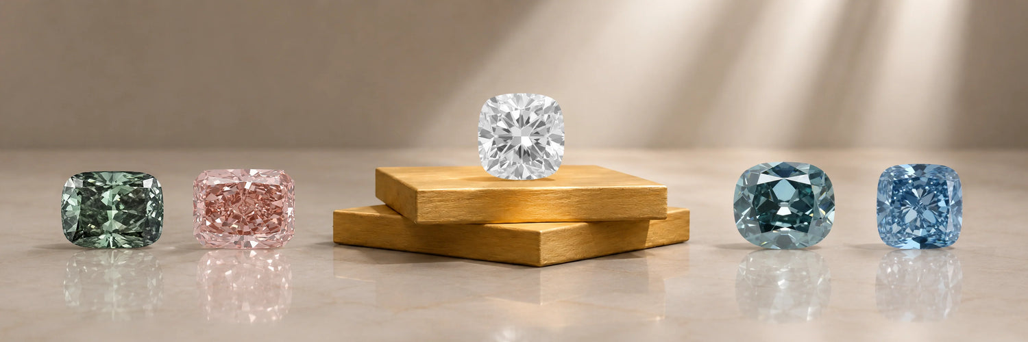 Cushion Cut Lab Grown Diamonds – Ethically Created, Brilliant Sparkle 