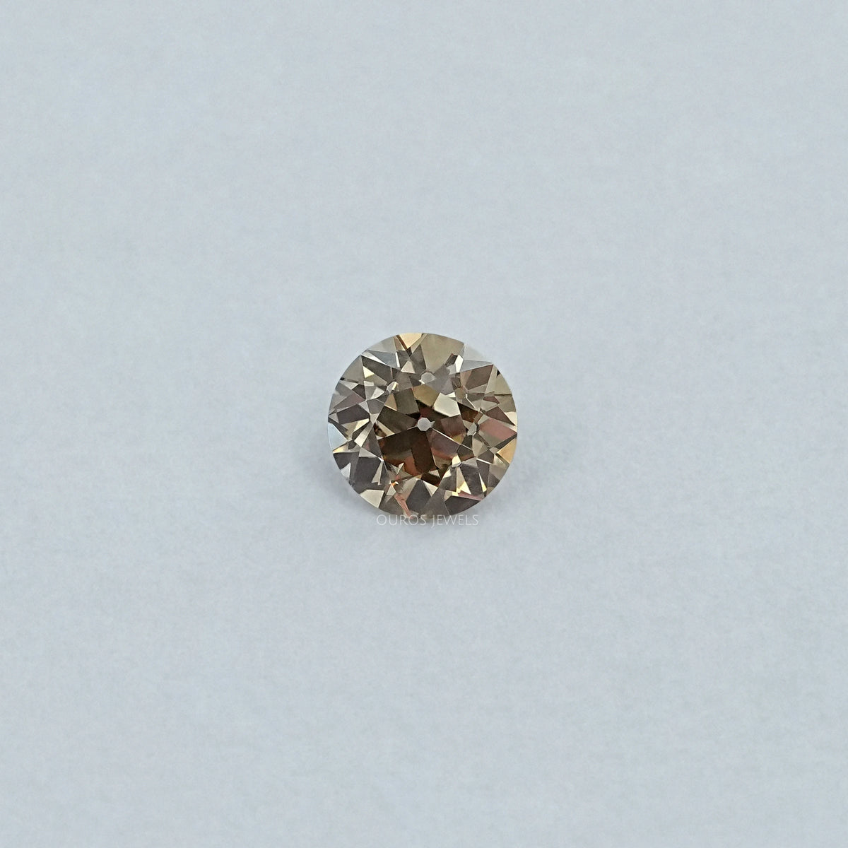 Old European Round Champagne Diamond Loose