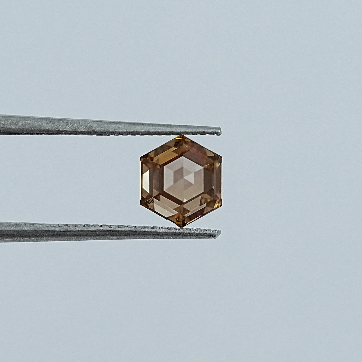 1.05 CT Champagne Hexagon Cut Loose Diamond Loose
