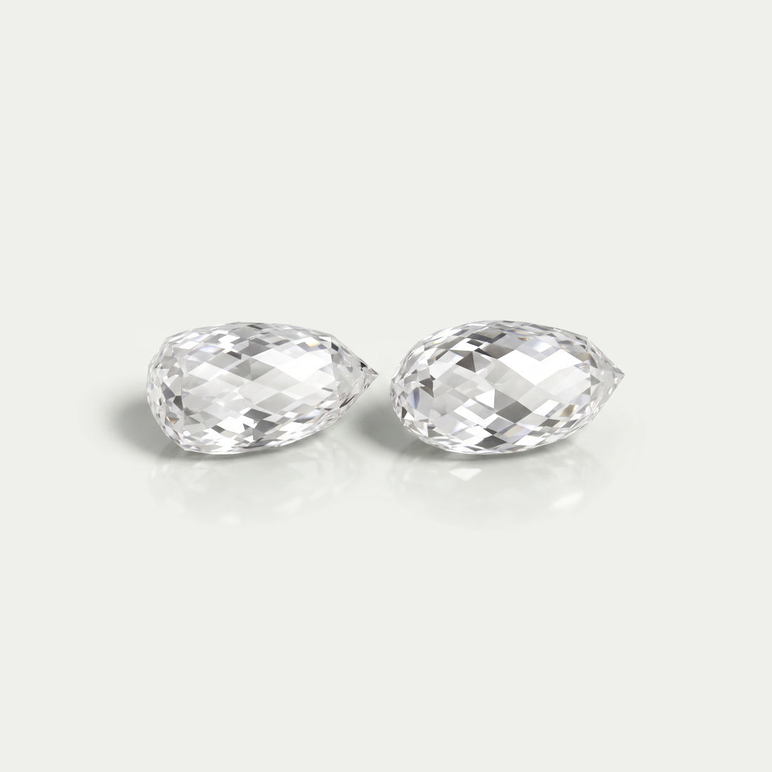Pineapple Cut Matching Pair Of Lab Grown Diamond