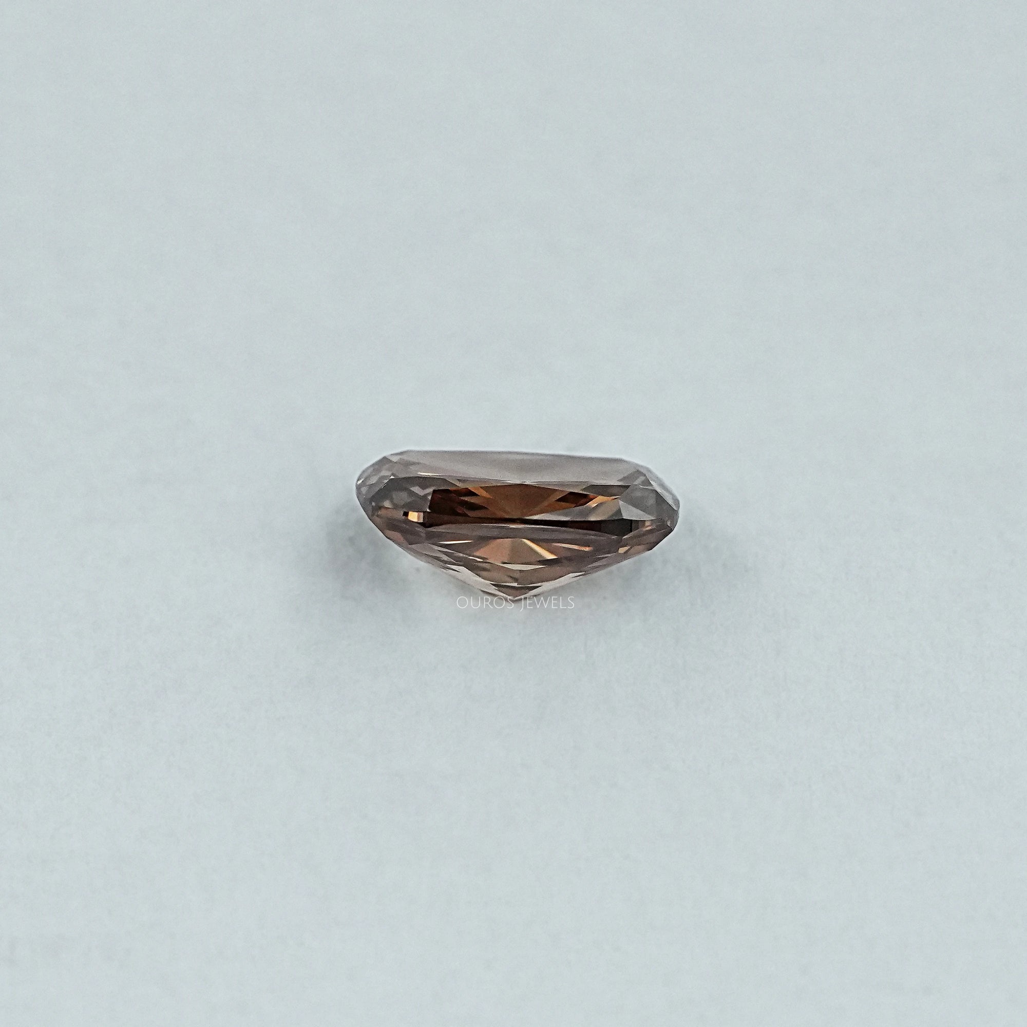 Champagne Elongated Cushion Cut Loose Loose