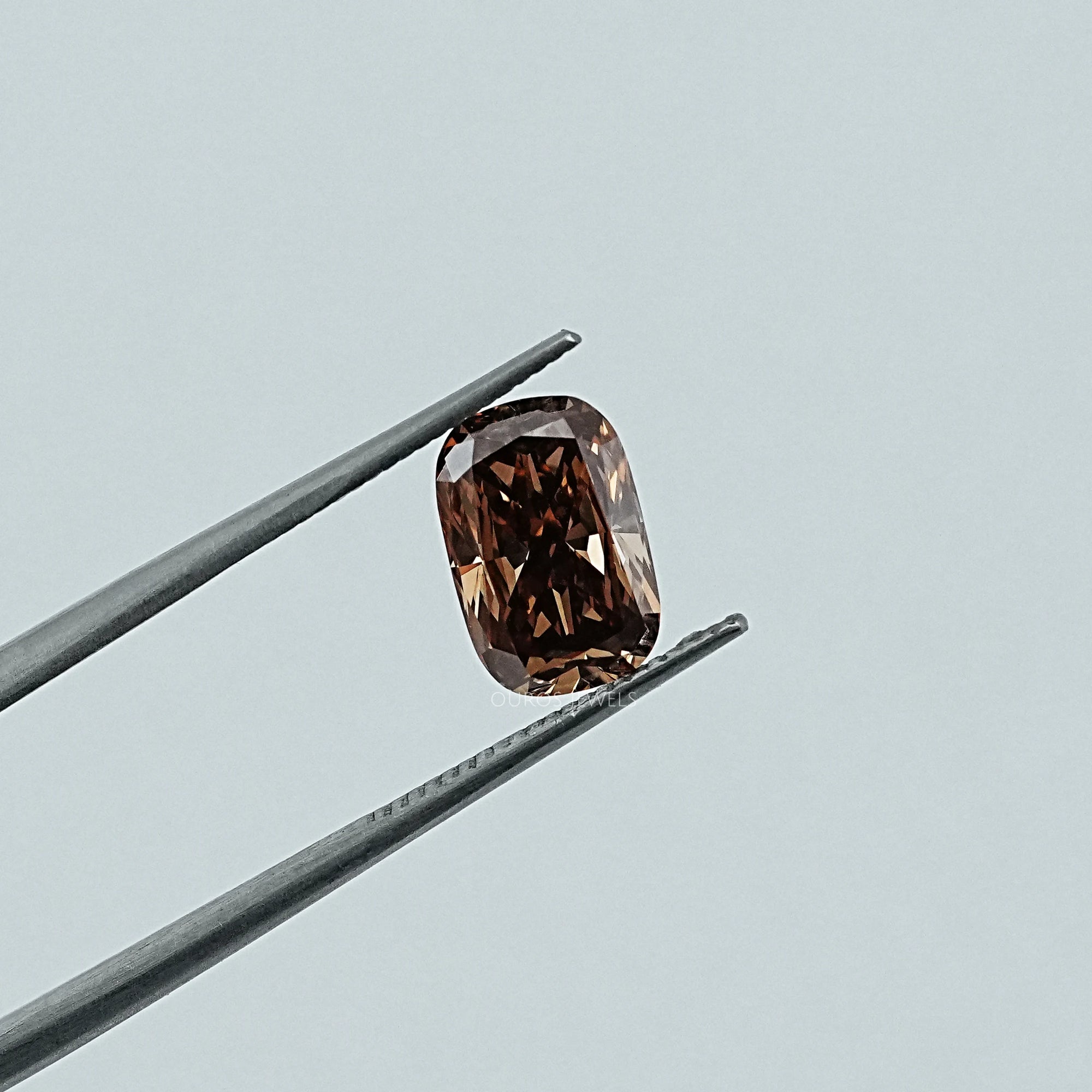 Champagne Elongated Cushion Cut Loose Loose