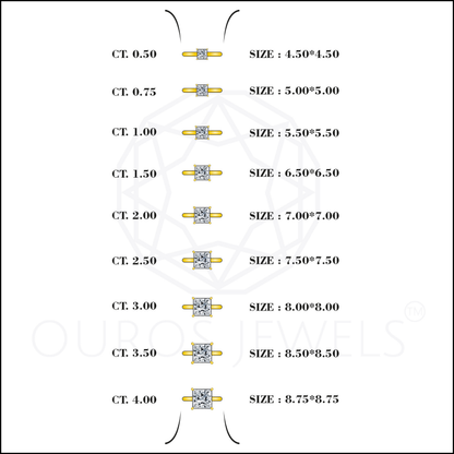 Princess Certified Lab Diamond Solitaire Ring (Copy) Rings