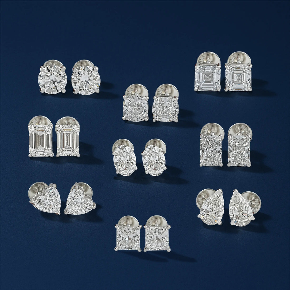 Customized Lab Diamond Stud