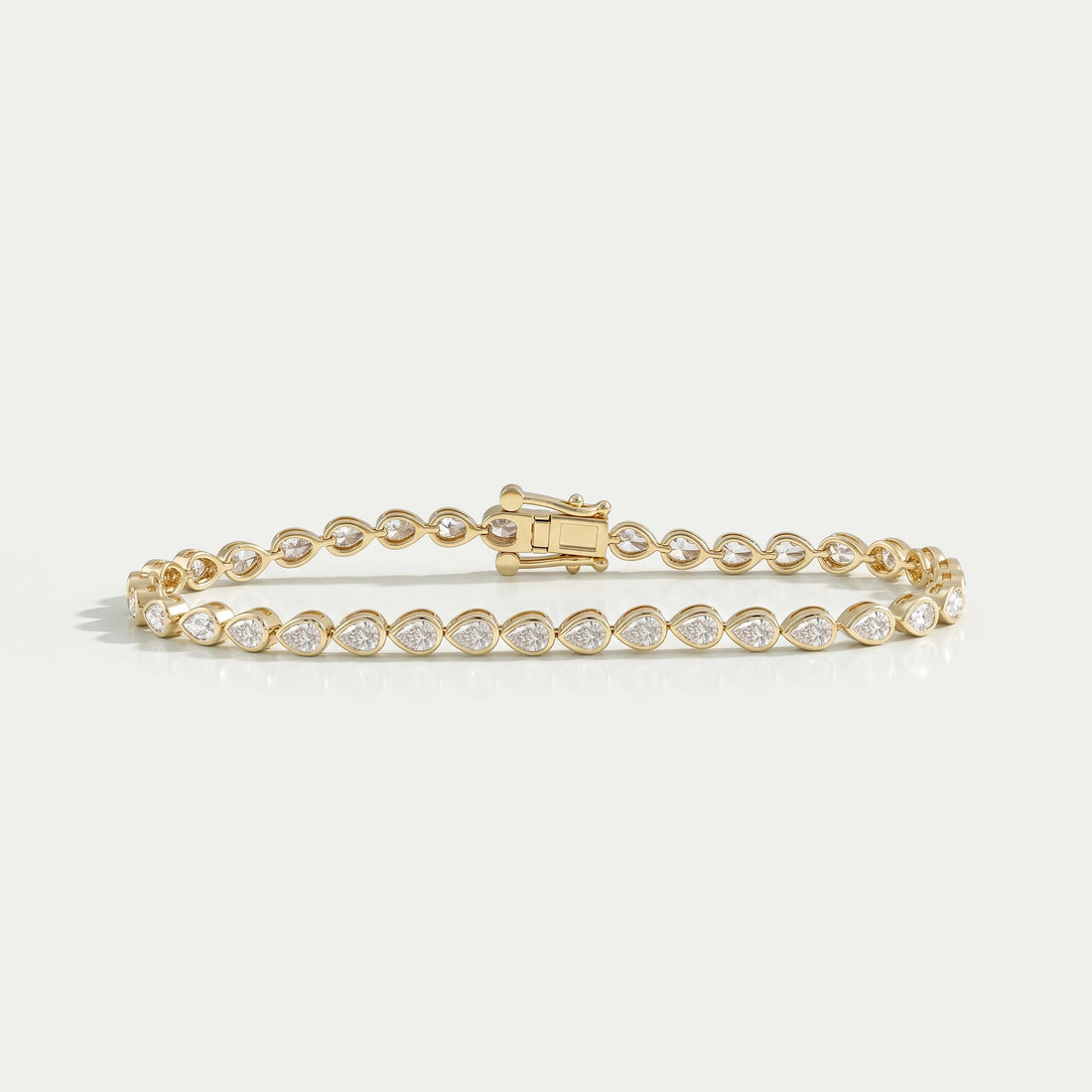 Pear Diamond Tennis Bracelet - East West Set Bracelet