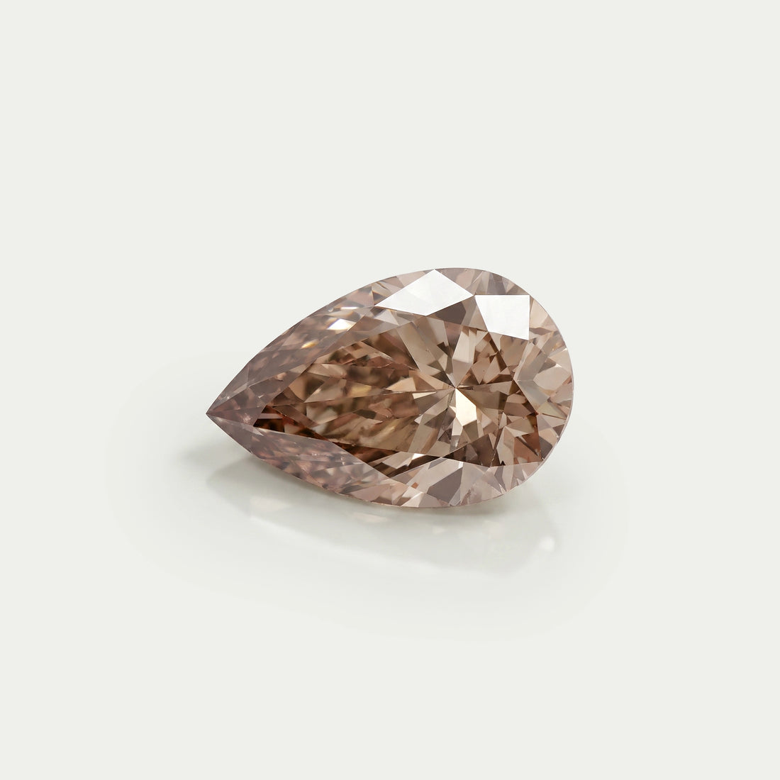 Brown Pear Loose Lab Grown Diamond Loose
