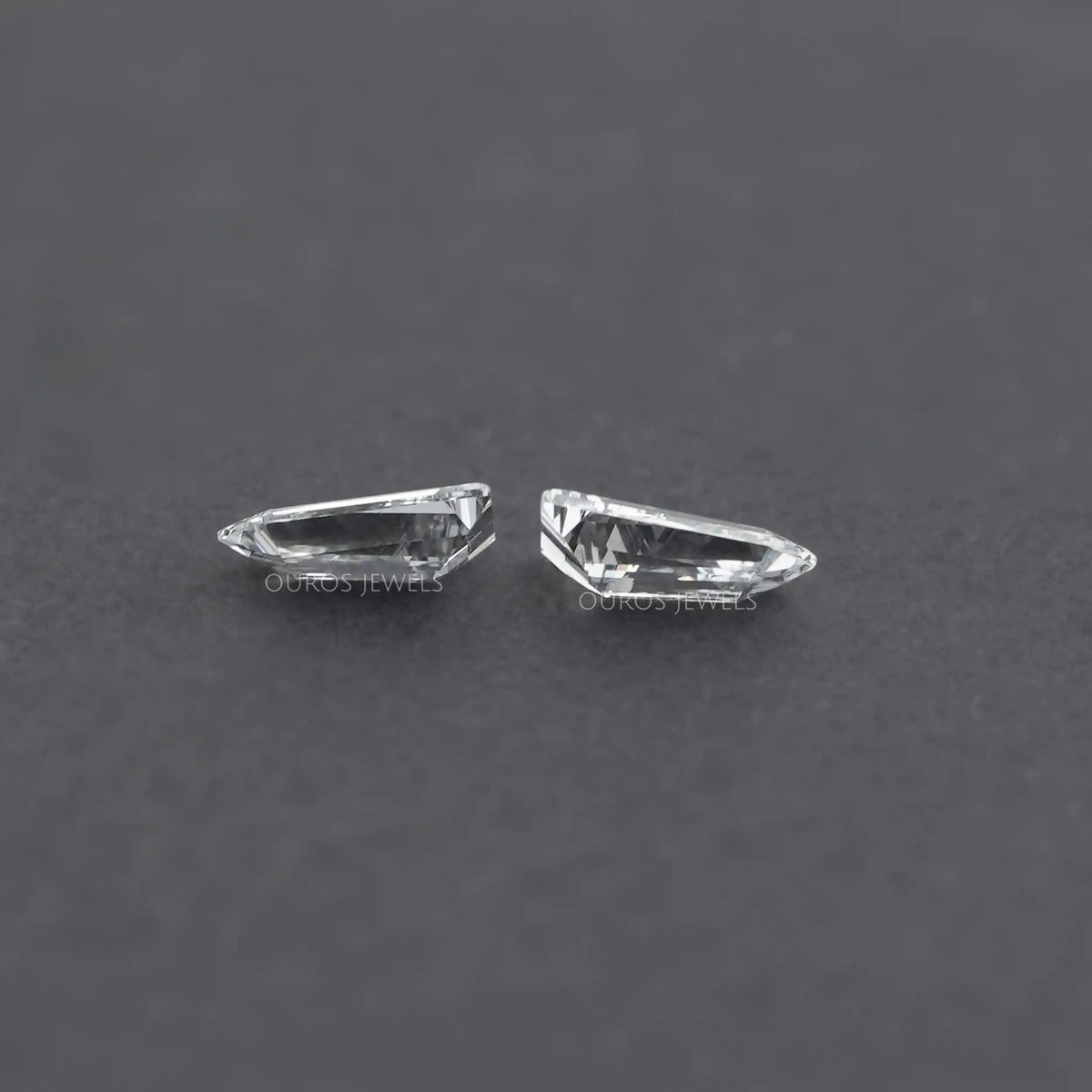Bullet Cut Lab Grown Diamond Loose Pair Loose