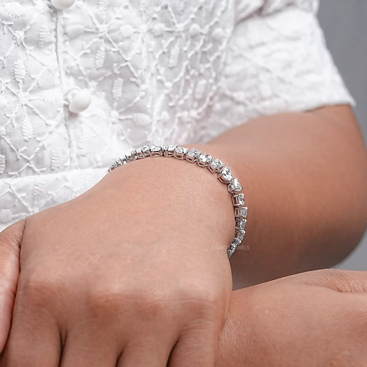 Brilliant Multi Shape Lab Diamond Bracelet Bracelet