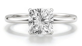Cushion Solitaire Ring