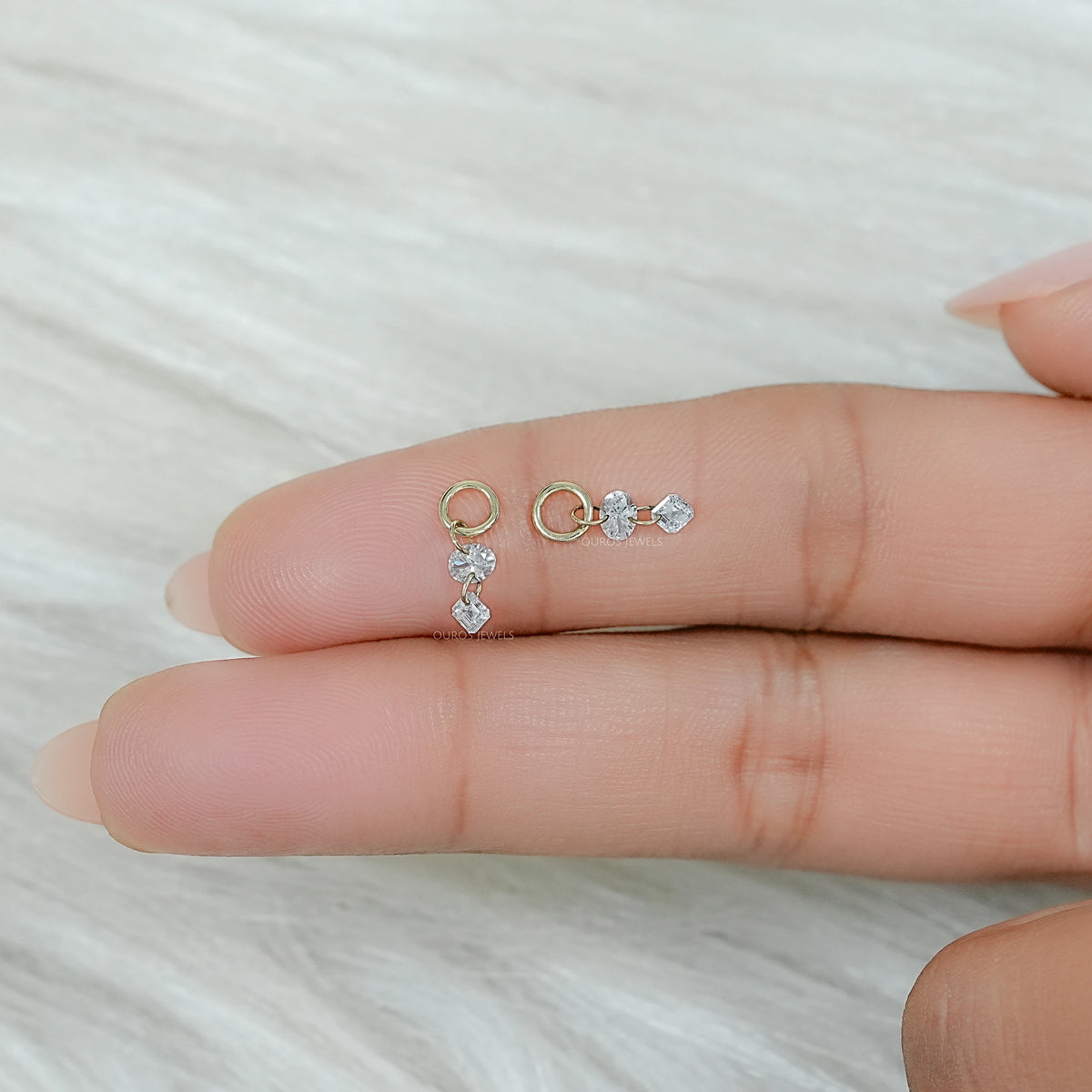 Lab Grown Diamond Drill Charm