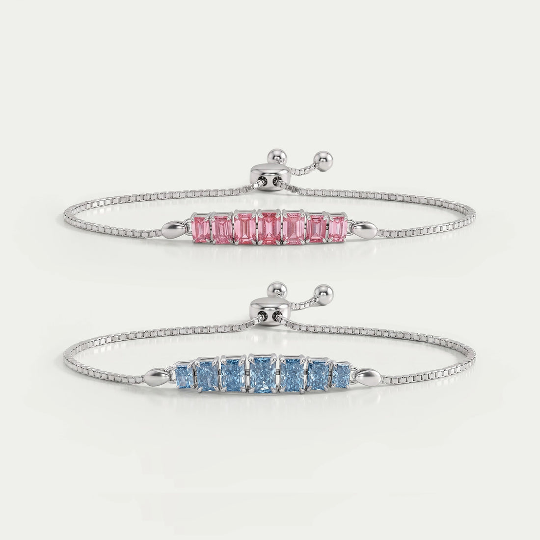 Fancy Color Diamond Chain Bracelet Bracelet