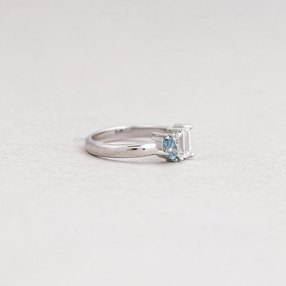 Two Stone Emerald Toi Et Moi Ring Rings
