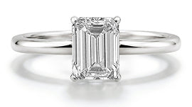 Emerald Solitaire Ring