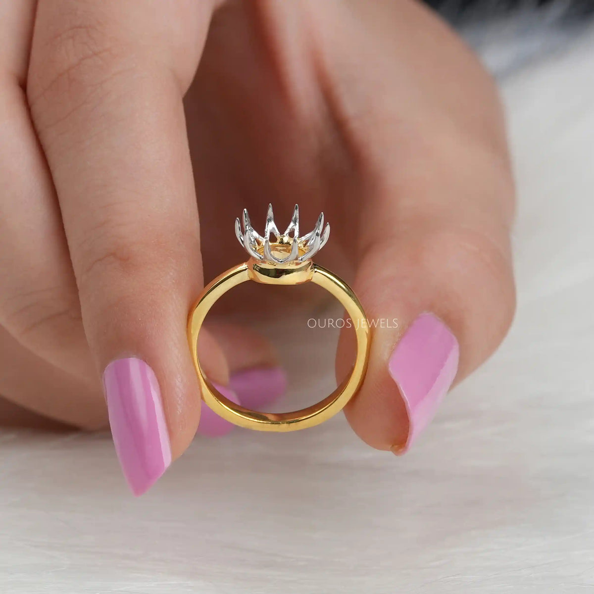 Semi Mount Solitaire Setting Ring