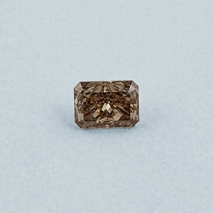 Radiant Cut Yellow Diamond 3.45 Carat Rose Cut