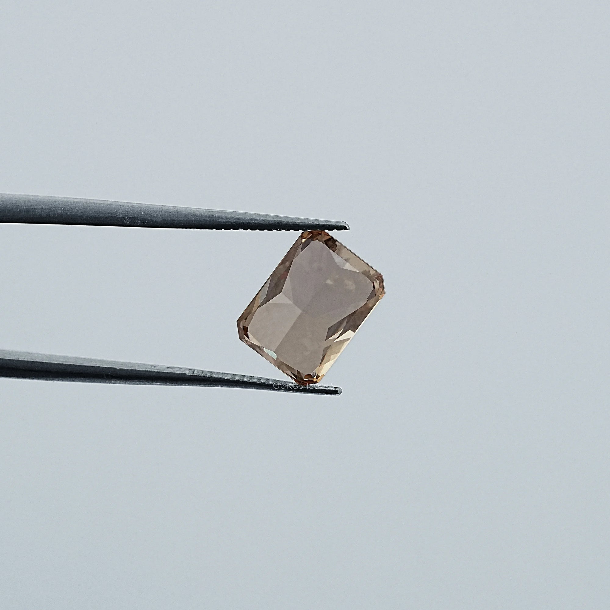 Radiant Cut Yellow Diamond 3.45 Carat Rose Cut