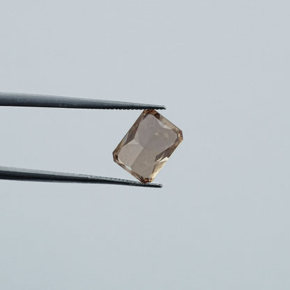 Radiant Cut Yellow Diamond 3.45 Carat Rose Cut