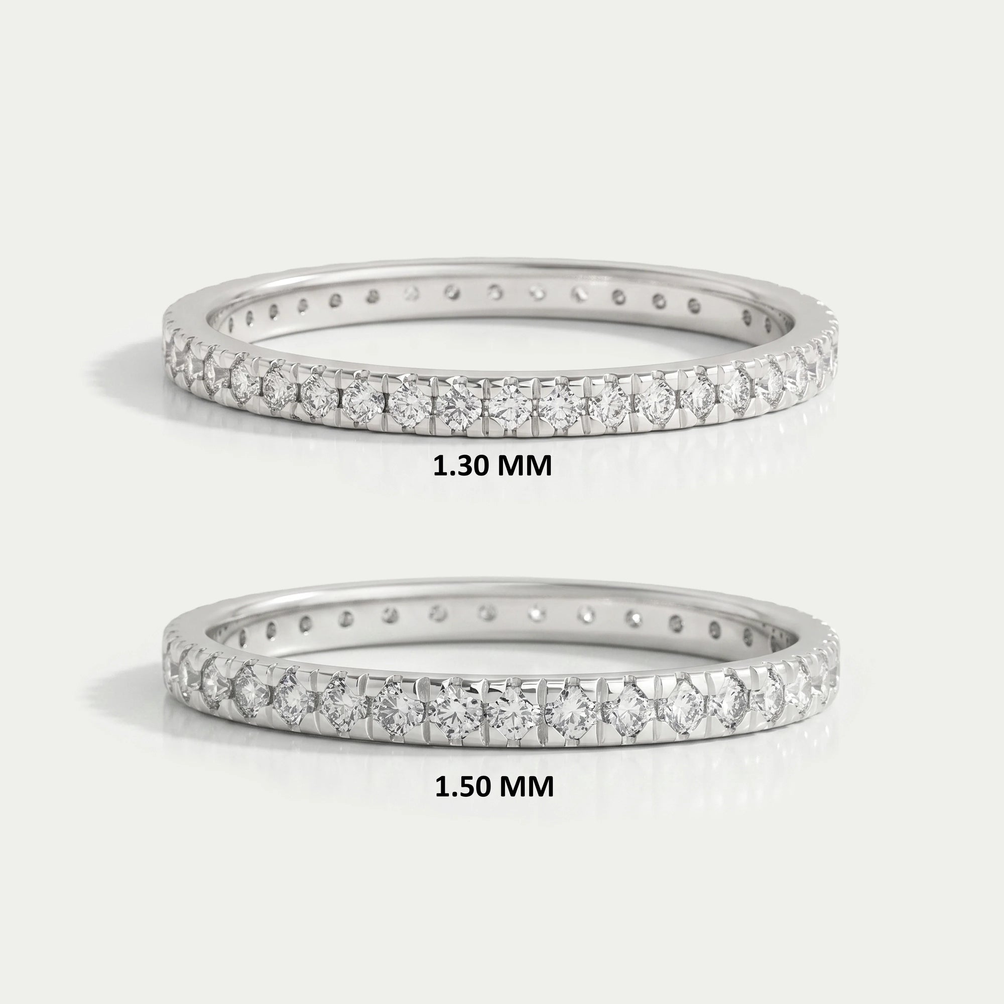 Lab Grown Diamond Eternity Ring With Round Cut