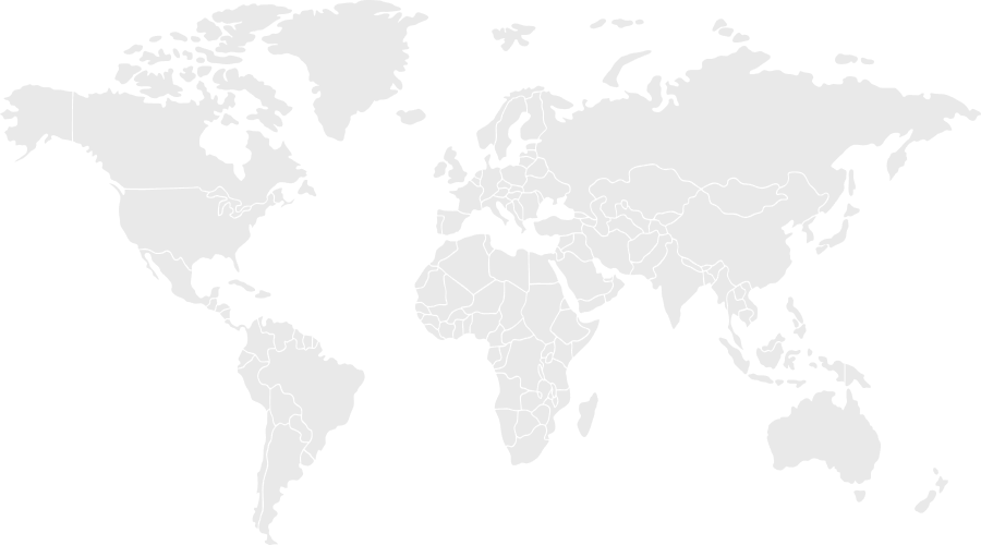 World map with store locations