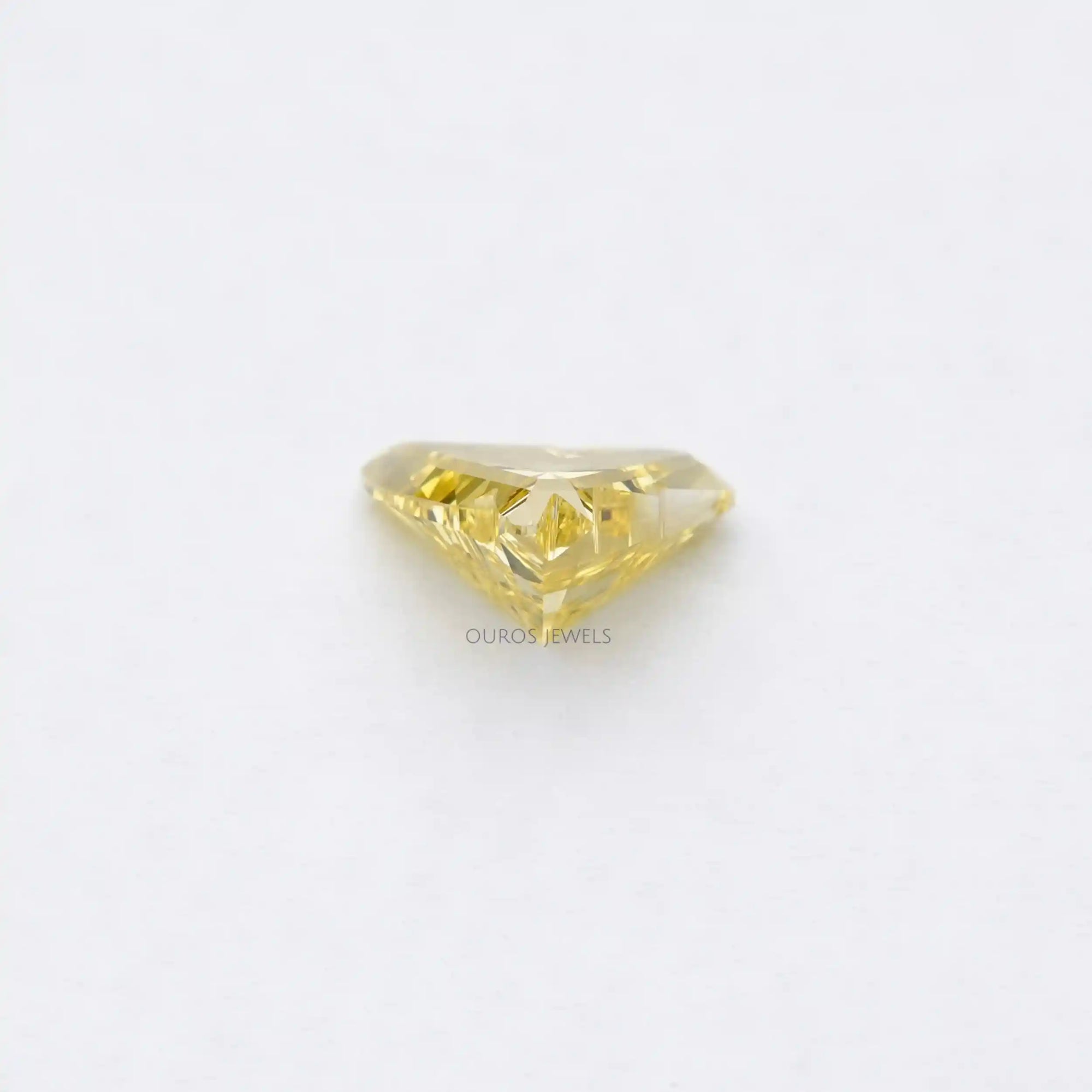 Yellow Horse Cut Lab Grown Diamond