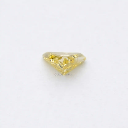Yellow Horse Cut Lab Grown Diamond
