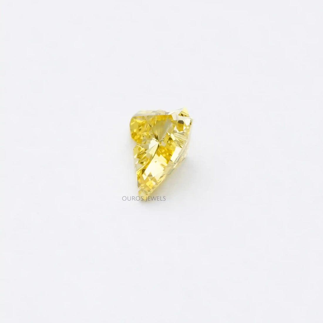 Yellow Horse Cut Lab Grown Diamond
