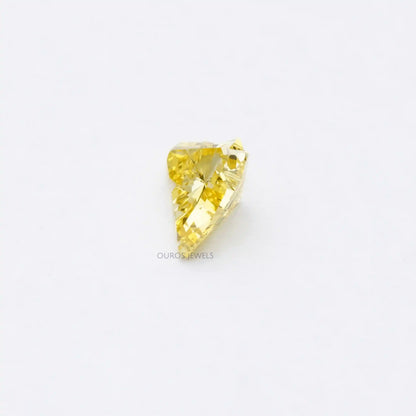 Yellow Horse Cut Lab Grown Diamond