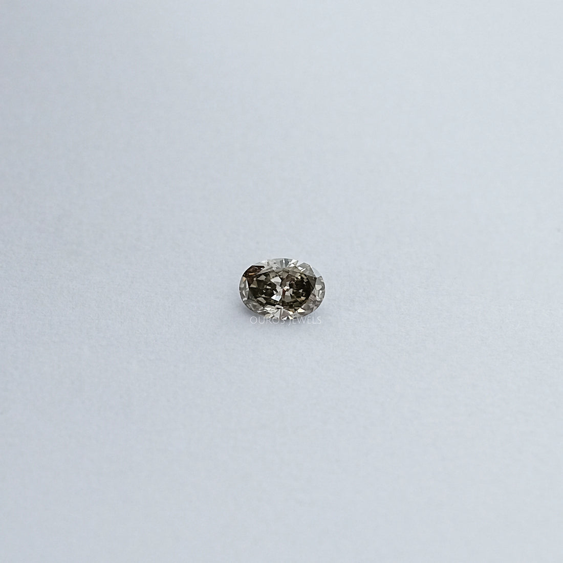 1.06 CT Olive Black Oval Lab Grown Loose Diamond Loose