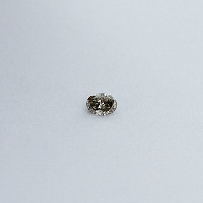 1.06 CT Olive Black Oval Lab Grown Loose Diamond Loose