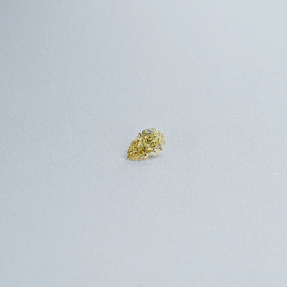 Vivid Yellow Pear Lab Grown Loose Diamond Loose
