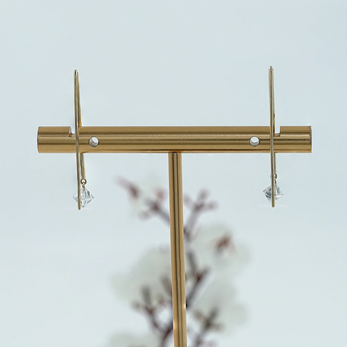 Princess Diamond Hanging Stylish Earrings Earring