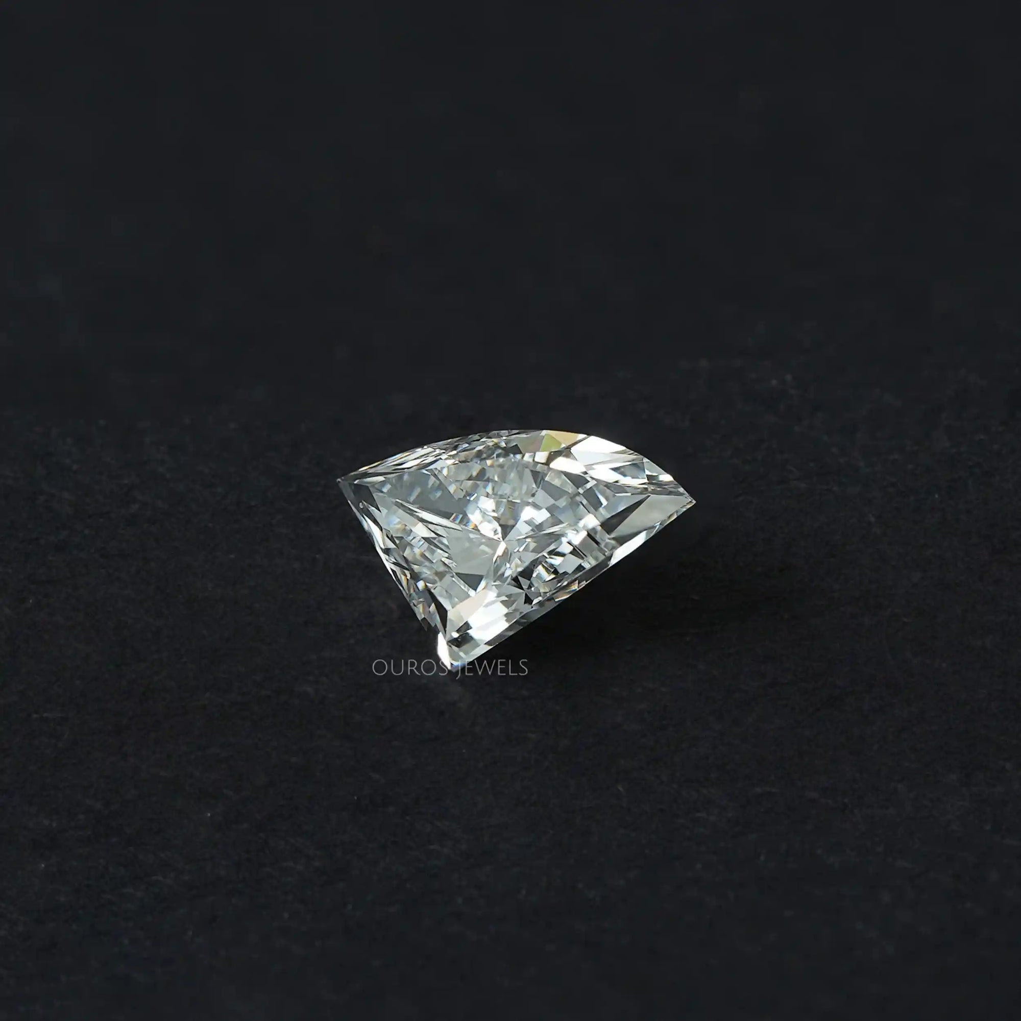 Antique Fan Cut Lab Diamond Pair Loose