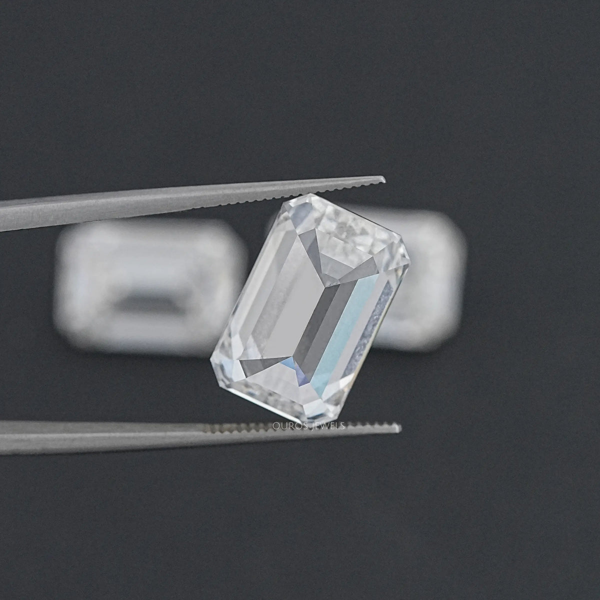 Certified Emerald Cut Lab Grown Diamond Loose