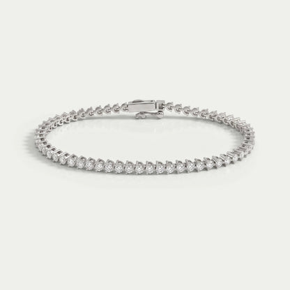 Brilliant Round Lab Diamond Tennis Bracelet Bracelet