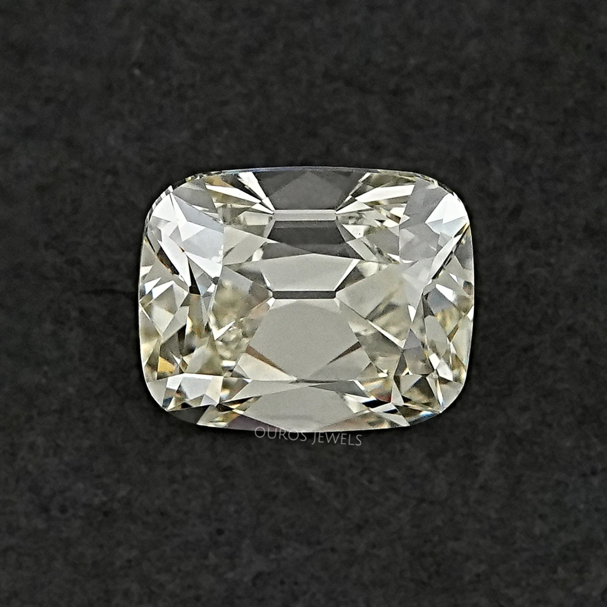 Old Mine Cushion Cut Lab Grown Diamond J To Z VS