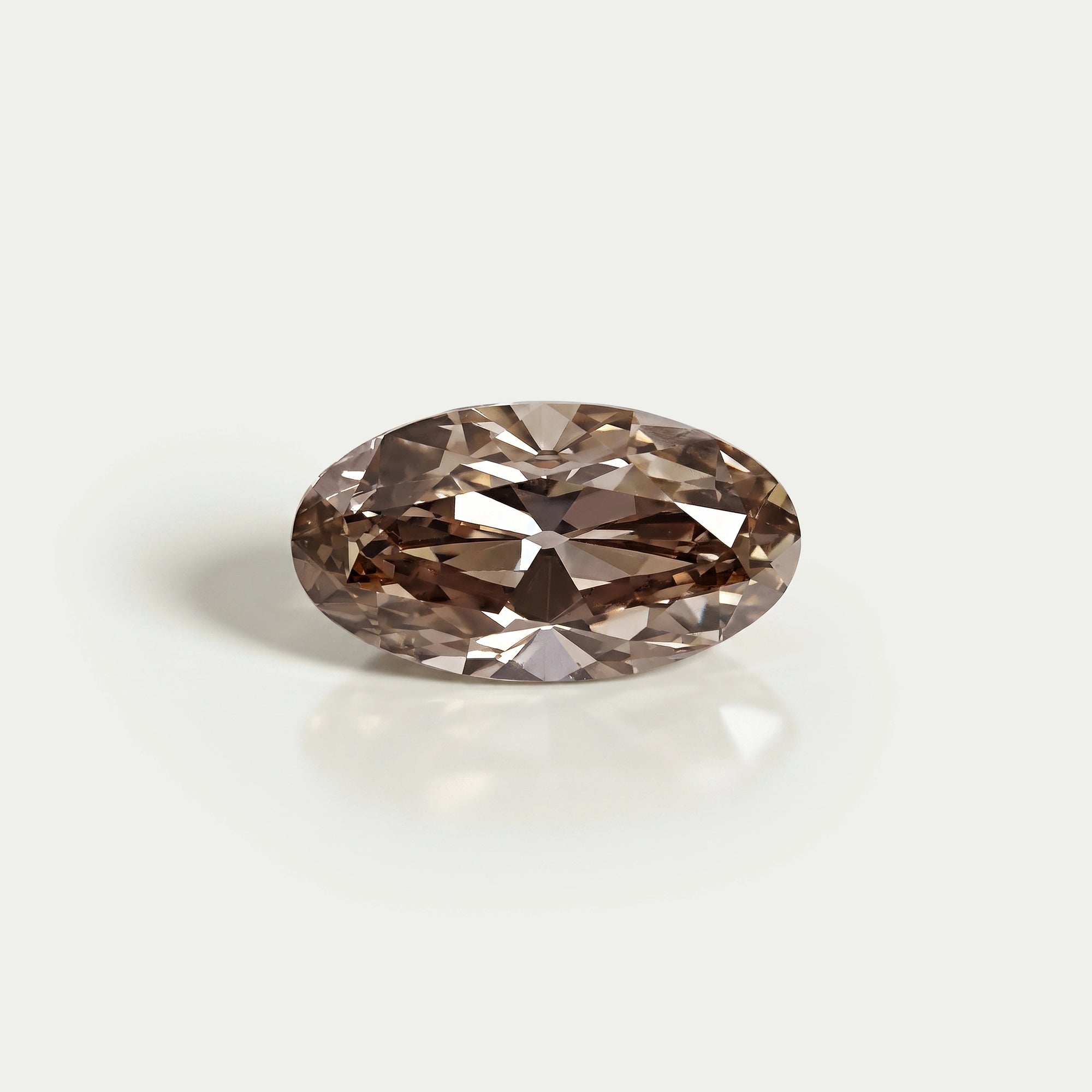 Old Mine Moval Lab Champagne Loose Diamond Loose