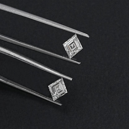 Lozenge Cut Lab Grown Pair Diamond Loose