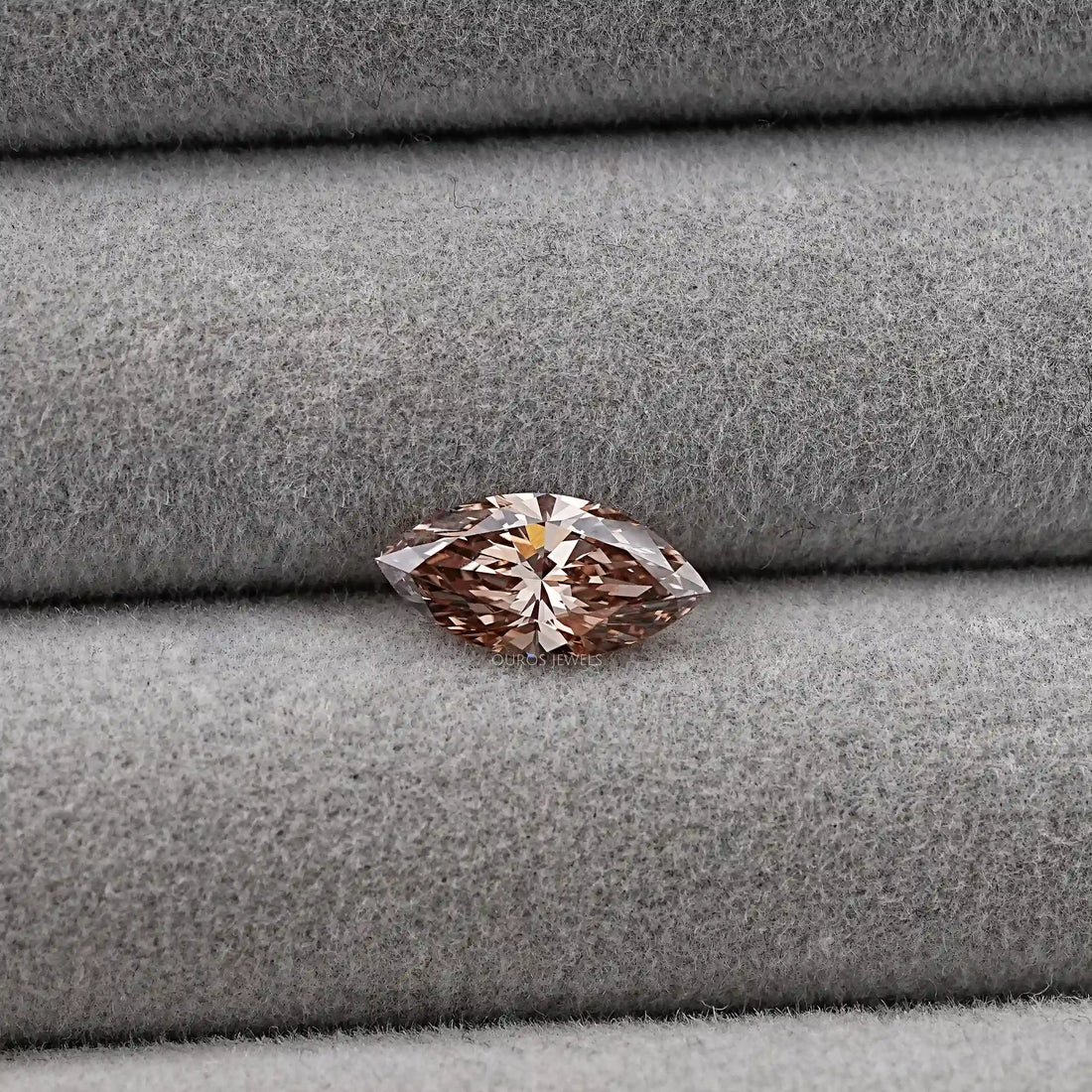 Marquise Cut Champagne Diamond Loose
