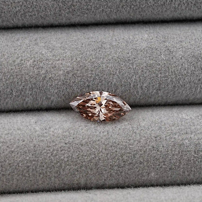 Marquise Cut Champagne Diamond Loose