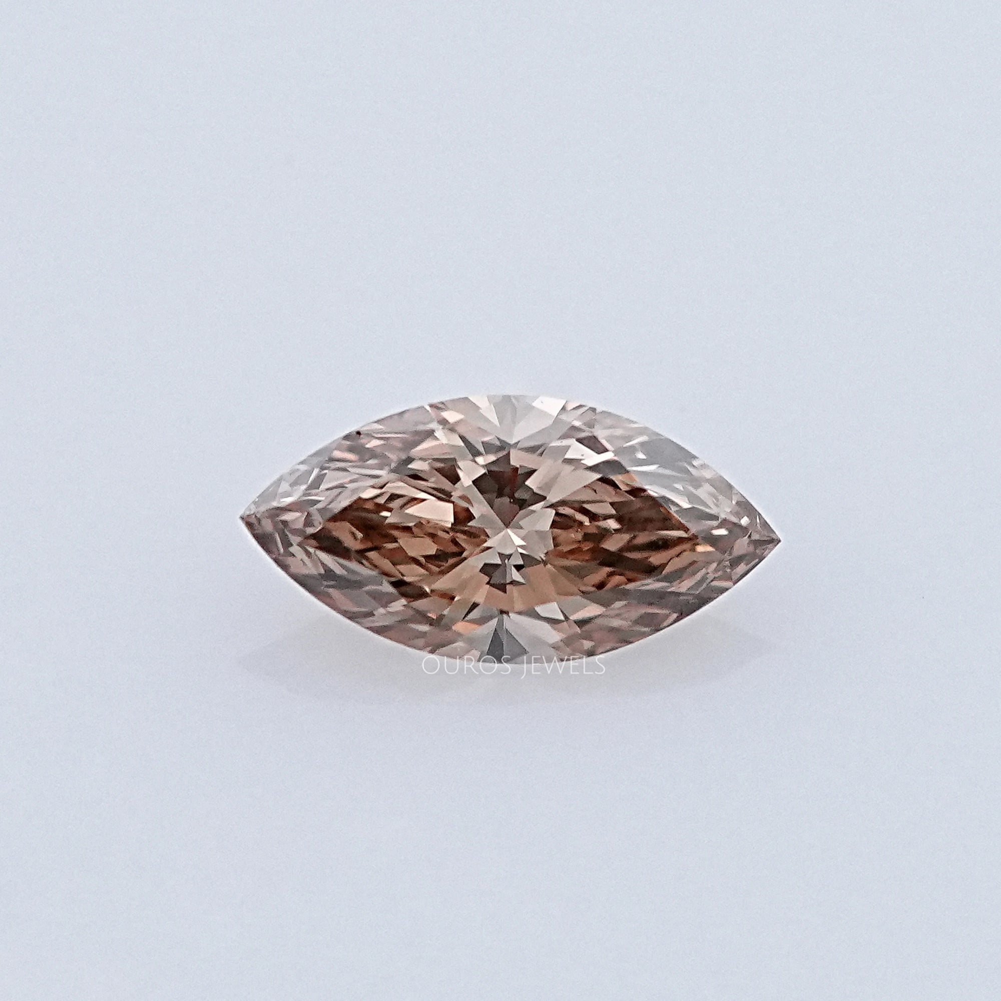 Marquise Cut Champagne Diamond Loose