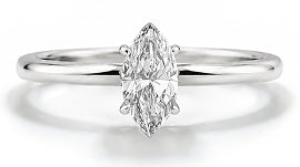 Marquise Solitaire Ring