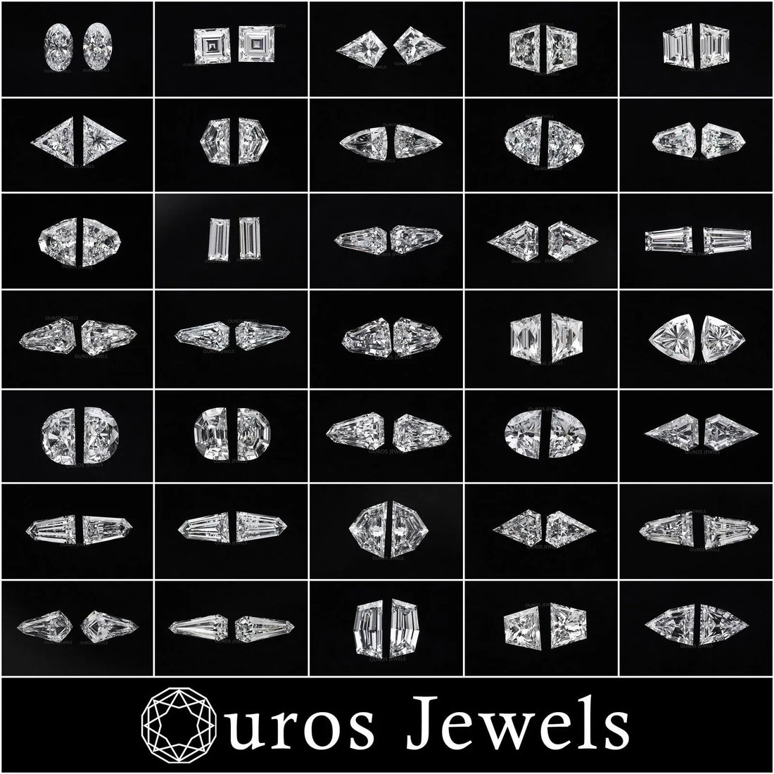 Lab Grown Diamond Shape Matching Pair Loose