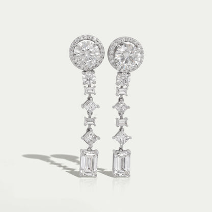 Multi Shape Lab Grown Diamond Earring