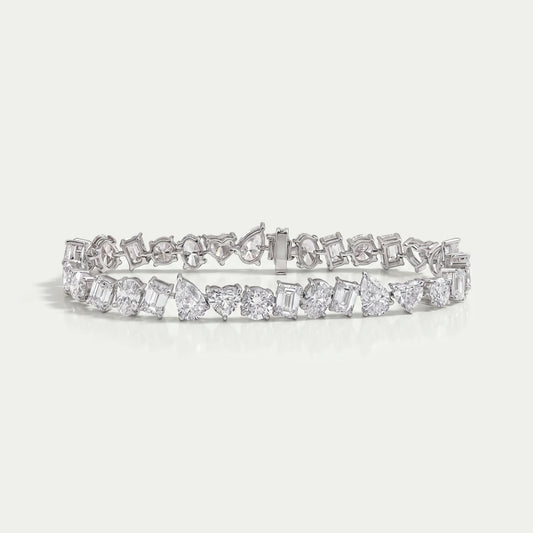 Brilliant Multi Shape Lab Diamond Bracelet Bracelet