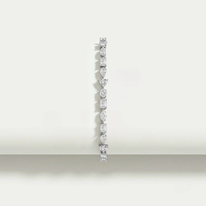 Multi Shape Lab Diamond Linked Bracelet