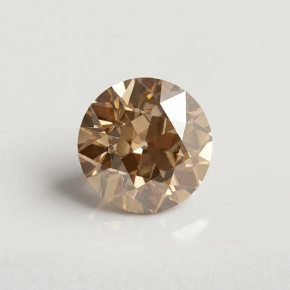 Champagne Old European Round Cut Diamond Loose Loose
